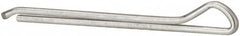 Made in USA - 3/32" Diam x 1-1/4" Long Hammerlock Cotter Pin - Grade 2, Zinc-Plated, Steel - Caliber Tooling