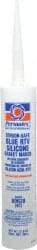 Permatex - 11 oz Cartridge Blue RTV Silicone Gasket Sealant - -65 to 400°F Operating Temp, 24 hr Full Cure Time - Caliber Tooling