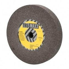 Tru-Maxx - 46 Grit Aluminum Oxide Bench & Pedestal Grinding Wheel - 12" Diam x 1-1/4" Hole x 2" Thick, 2705 Max RPM, P Hardness, Coarse Grade , Vitrified Bond - Caliber Tooling