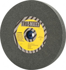 Tru-Maxx - 80 Grit Silicon Carbide Bench & Pedestal Grinding Wheel - 10" Diam x 1-1/4" Hole x 1-1/2" Thick, 3250 Max RPM, K Hardness, Medium Grade , Vitrified Bond - Caliber Tooling