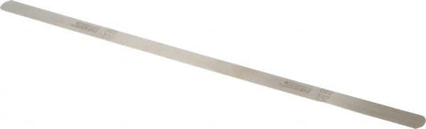 SPI - 0.022 Inch Thick x 1/2 Inch Wide x 12 Inch Leaf Length, Parallel Feeler Gage - High Carbon Steel - Caliber Tooling