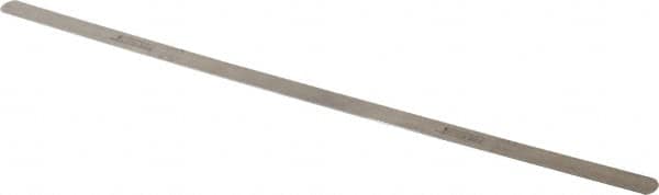 SPI - 0.033 Inch Thick x 1/2 Inch Wide x 12 Inch Leaf Length, Parallel Feeler Gage - High Carbon Steel - Caliber Tooling