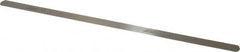 SPI - 0.25mm Thick x 1/2 Inch Wide x 12 Inch Leaf Length, Parallel Feeler Gage - High Carbon Steel - Caliber Tooling