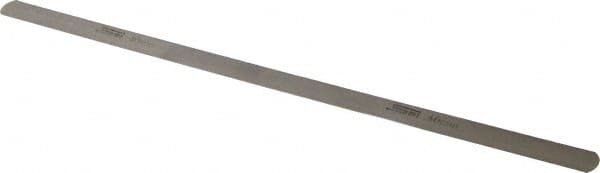 SPI - 0.4mm Thick x 1/2 Inch Wide x 12 Inch Leaf Length, Parallel Feeler Gage - High Carbon Steel - Caliber Tooling