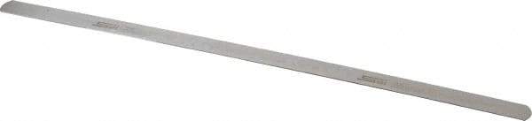 SPI - 0.55mm Thick x 1/2 Inch Wide x 12 Inch Leaf Length, Parallel Feeler Gage - High Carbon Steel - Caliber Tooling