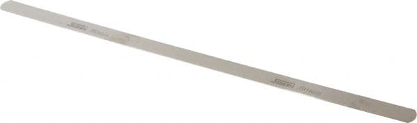 SPI - 0.8mm Thick x 1/2 Inch Wide x 12 Inch Leaf Length, Parallel Feeler Gage - High Carbon Steel - Caliber Tooling