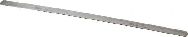 SPI - 0.85mm Thick x 1/2 Inch Wide x 12 Inch Leaf Length, Parallel Feeler Gage - High Carbon Steel - Caliber Tooling