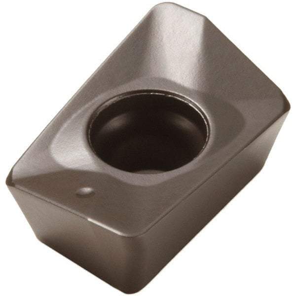 Seco - XOMX120408 M12 Grade MP2500 Carbide Milling Insert - TiCN/Al2O3 Finish, 0.163" Thick, 0.031" Corner Radius - Caliber Tooling