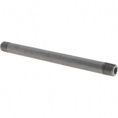 Made in USA - Schedule 80, 1/8" Diam x 5" Long Black Pipe Nipple - Threaded - Caliber Tooling