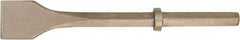 Ampco - 3" Head Width, 18" OAL, 1-1/8" Shank Diam, Chisel - Hex Drive, Hex Shank - Caliber Tooling