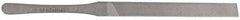 Proto - 5-1/4" Long, Smooth Cut, Flat American-Pattern File - Double Cut, 1/4" Overall Thickness, Tang - Caliber Tooling