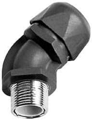 Murrplastik - 3/8" Trade, Nylon Compression Angled Liquidtight Conduit Connector - Noninsulated - Caliber Tooling