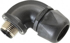 Murrplastik - 1/2" Trade, Nylon Compression Angled Liquidtight Conduit Connector - Noninsulated - Caliber Tooling