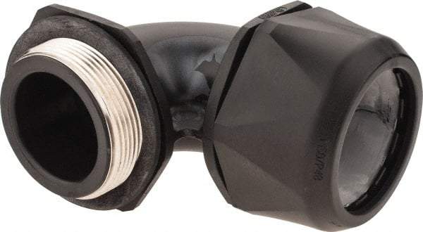 Murrplastik - 2" Trade, Nylon Compression Angled Liquidtight Conduit Connector - Noninsulated - Caliber Tooling