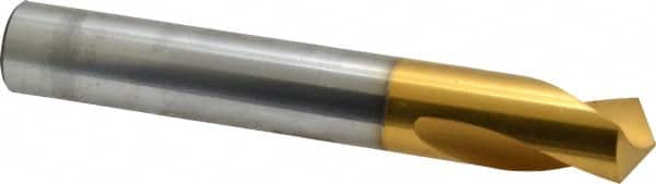 Guhring - 3/4" Body Diam, 120°, 131mm OAL, High Speed Steel Spotting Drill - Caliber Tooling