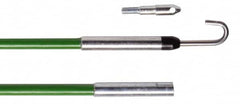 Greenlee - 288" Long Retrieving Tool - 200 Lb Max Pull, 72" Collapsed Length, Fiberglass - Caliber Tooling