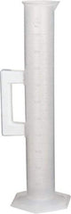 Bel-Art - 1,000 ml Polypropylene Graduated Cylinder - 10 ml Graduation, 2-17/32" Diam x 17-19/64" High - Caliber Tooling