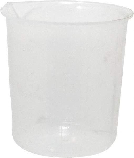 Bel-Art - 150 ml Polypropylene Graduated Beaker - 25 ml Graduation, 2-7/8" Diam x 3-1/64" High - Caliber Tooling