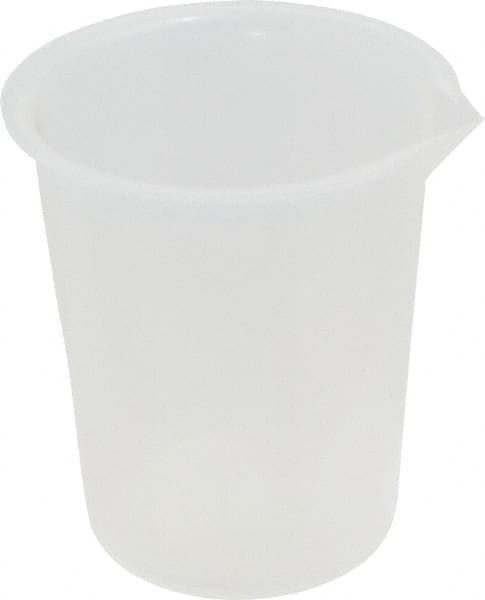 Bel-Art - 400 ml Polypropylene Graduated Beaker - 50 ml Graduation, 3-27/32" Diam x 4-7/16" High - Caliber Tooling