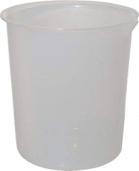 Bel-Art - 4,000 ml Polypropylene Graduated Beaker - 1,000 ml Graduation, 8-29/64" Diam x 9-5/64" High - Caliber Tooling