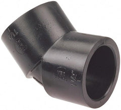 NIBCO - 1/2" Polypropylene Plastic Pipe 45° Elbow - Schedule 80, S x S End Connections - Caliber Tooling