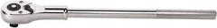 GearWrench - 3/4" Drive Pear Head Ratchet - Full Polish Chrome Finish, 19" OAL, 24 Gear Teeth, Full Polished Handle, Button Head - Caliber Tooling