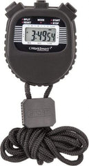 Value Collection - LCD Digital Stopwatch - 3 Functions, 1/100 Sec Resolution, Black - Caliber Tooling