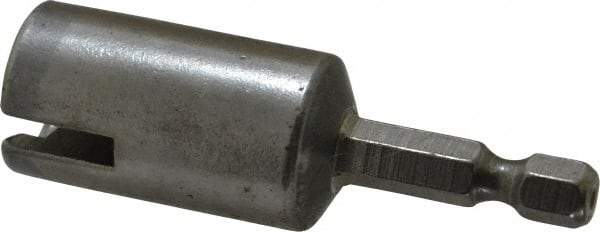 Made in USA - Wing Nut Driver - 1/4" Hex Drive, 2-3/8" OAL - Caliber Tooling