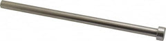 Gibraltar - 5/16" Pin Diam, 1/2" Head Diam x 1/4" Head Height, 6" OAL, Straight Ejector Pin - Steel, 5-3/4" Pin Length - Caliber Tooling