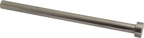 Gibraltar - 3/8" Pin Diam, 5/8" Head Diam x 1/4" Head Height, 6" OAL, Straight Ejector Pin - Steel, 5-3/4" Pin Length - Caliber Tooling