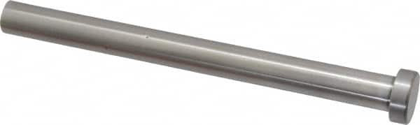 Gibraltar - 1/2" Pin Diam, 3/4" Head Diam x 1/4" Head Height, 6" OAL, Straight Ejector Pin - Steel, 5-3/4" Pin Length - Caliber Tooling