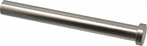 Gibraltar - 5/8" Pin Diam, 7/8" Head Diam x 1/4" Head Height, 6" OAL, Straight Ejector Pin - Steel, 5-3/4" Pin Length - Caliber Tooling