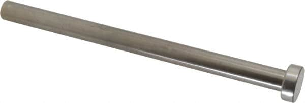 Gibraltar - 13/32" Pin Diam, 11/16" Head Diam x 1/4" Head Height, 6" OAL, Hard Core Pin - Steel, 5-3/4" Pin Length - Caliber Tooling