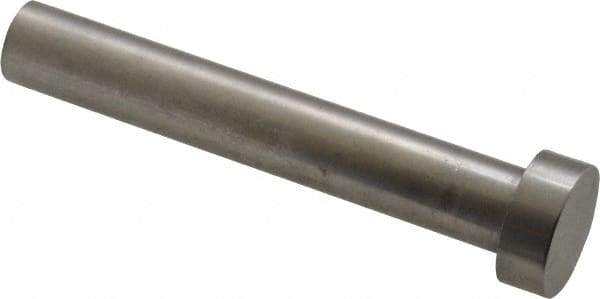 Gibraltar - 7/16" Pin Diam, 11/16" Head Diam x 1/4" Head Height, 3" OAL, Hard Core Pin - Steel, 2-3/4" Pin Length - Caliber Tooling