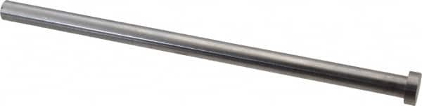 Gibraltar - 1/2" Pin Diam, 3/4" Head Diam x 1/4" Head Height, 10" OAL, Hard Core Pin - Steel, 9-3/4" Pin Length - Caliber Tooling