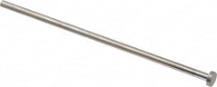 Gibraltar - 5mm Pin Diam, 10mm Head Diam x 3mm Head Height, 160mm OAL, Straight Ejector Pin - Steel, 157mm Pin Length - Caliber Tooling