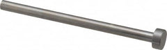 Gibraltar - 6mm Pin Diam, 12mm Head Diam x 5mm Head Height, 100mm OAL, Straight Ejector Pin - Steel, 95mm Pin Length - Caliber Tooling