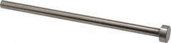 Gibraltar - 6mm Pin Diam, 12mm Head Diam x 5mm Head Height, 125mm OAL, Straight Ejector Pin - Steel, 120mm Pin Length - Caliber Tooling