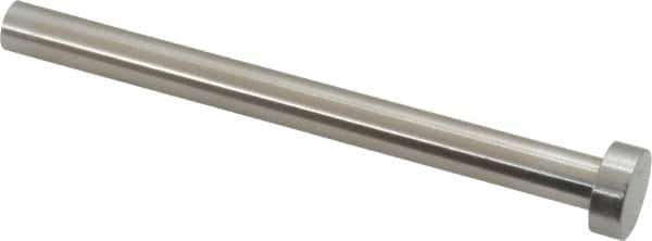 Gibraltar - 8mm Pin Diam, 14mm Head Diam x 5mm Head Height, 100mm OAL, Straight Ejector Pin - Steel, 95mm Pin Length - Caliber Tooling