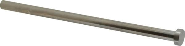 Gibraltar - 10mm Pin Diam, 16mm Head Diam x 5mm Head Height, 200mm OAL, Straight Ejector Pin - Steel, 195mm Pin Length - Caliber Tooling