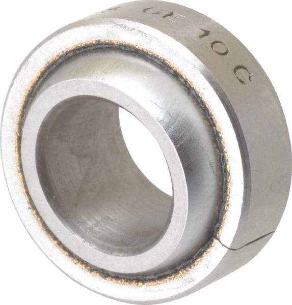 SKF - 10mm Bore Diam, 1,946 Lb Dynamic Capacity, Spherical Plain Bearing - 4,860 Lb Static Load Capacity - Caliber Tooling