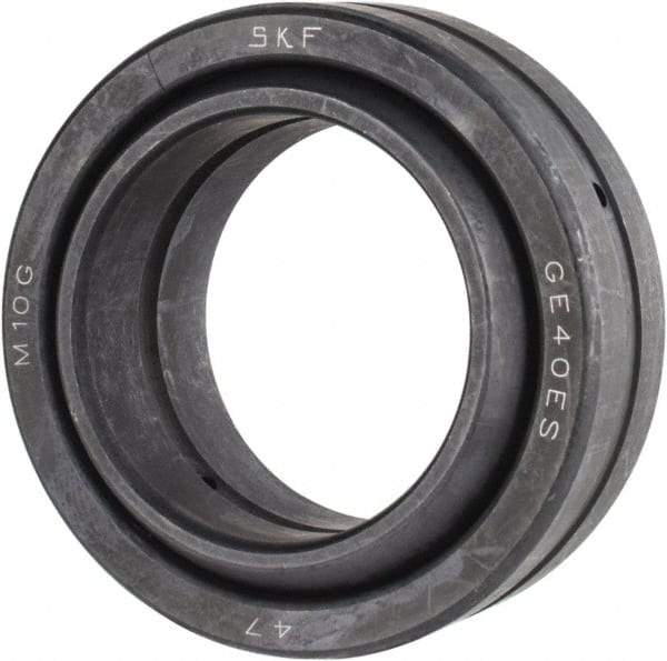 SKF - 40mm Bore Diam, 22,500 Lb Dynamic Capacity, Spherical Plain Bearing - 112,500 Lb Static Load Capacity - Caliber Tooling