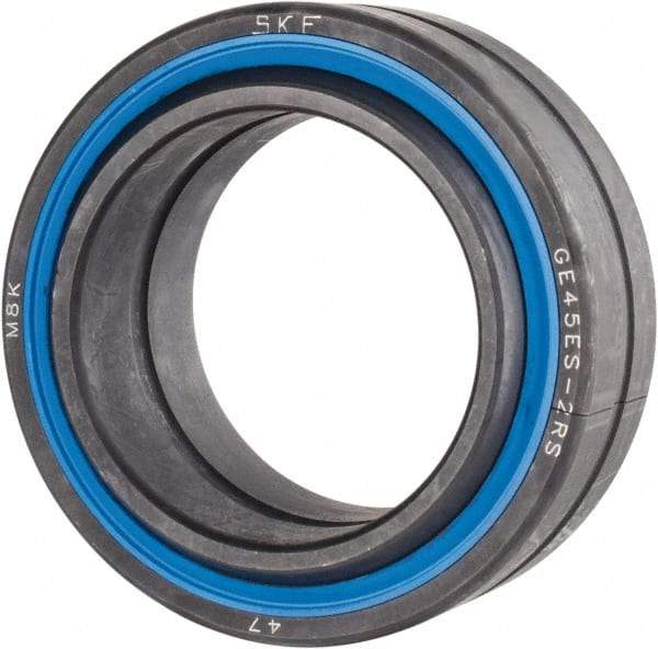 SKF - 45mm Bore Diam, 28,575 Lb Dynamic Capacity, Spherical Plain Bearing - 144,000 Lb Static Load Capacity - Caliber Tooling