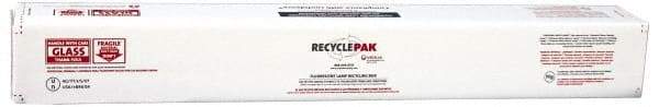 Recyclepak - 48 Inch Long x 6 Inch Wide x 6 Inch Deep, 4 Gallon, Lamp Recycling Box - 15 Piece, T12 or 30 Piece, T8 Capacity, Box - Caliber Tooling