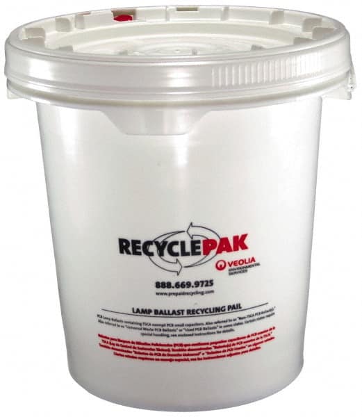 Recyclepak - 15 Inch Deep, Ballast Bucket - 15 Inch Diameter, 69 Lb. Capacity, 5 Gallon Pail - Caliber Tooling