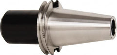 Interstate - CAT50 Taper Shank 1-3/4" Hole End Mill Holder/Adapter - 2-1/2" Nose Diam, 4" Projection - Exact Industrial Supply