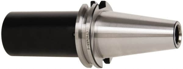 Interstate - CAT40 Outside Taper, R8 Inside Taper, CAT to R8 Taper Adapter - 4" Projection - Exact Industrial Supply