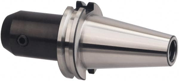 Interstate - CAT40 Taper Shank 3/16" Hole End Mill Holder/Adapter - 25/32" Nose Diam, 119.89mm Projection - Exact Industrial Supply