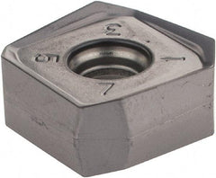 Iscar - S845 SXMU1606 MM Grade IC928 Carbide Milling Insert - TiAlN Finish, 0.3004" Thick, 0.6378" Inscribed Circle, 0.8mm Corner Radius - Caliber Tooling