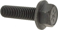 Value Collection - 1/2-13 UNC, 1-3/4" Length Under Head, Hex Drive Flange Bolt - 1-1/4" Thread Length, Grade 8 Alloy Steel, Smooth Flange, Phosphate & Oil Finish - Caliber Tooling